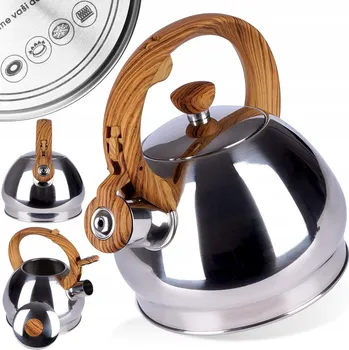 Konvice na čaj Tradiční ocelová Konvice Orion 1,5 l béžová, šedá