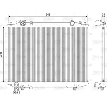 Chladič motoru Chladič, chlazení motoru VALEO 701615