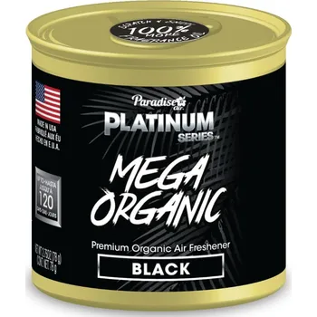 Vůně do auta Osvěžovač vzduchu Paradise Air Mega Organic Air Freshener Black (78 g)