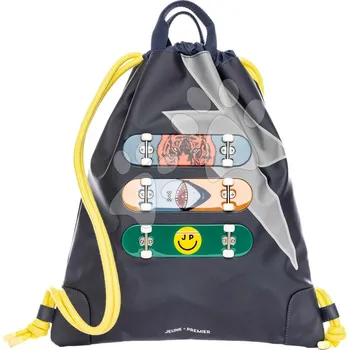 Školní sáček Školní vak na tělocvik a přezůvky City Bag Skate Jeune Premier ergonomický luxusní provedení 40*36 cm