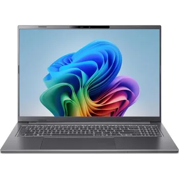 Notebook ACER NTB Aspire 16 AI (A16-11M-X18U),QSnapX X1-26100,16"WUXGA,16GB,512GB SSD,QAdreno,W11H,Gray