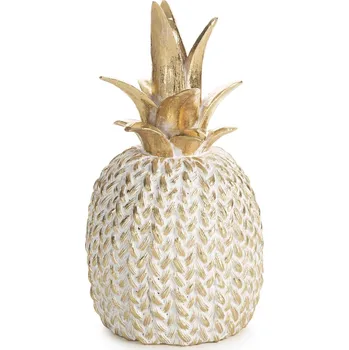 Váza DEKORAČNÍ SOŠKA MOLI 12X12X21 CM ZLATÁ