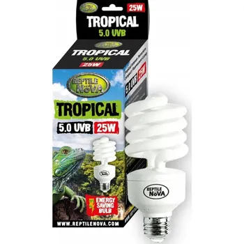 Osvětlení do terária Reptile Nova UVB žárovka 25W 5.0 UVB Tropical