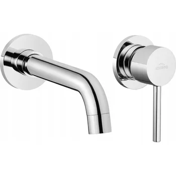 Vodovodní baterie Umyvadlová baterie pod omítku Invena DAFNI stříbrná