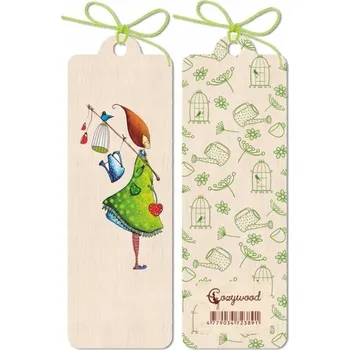 Doplněk ke knize Dřevěná záložka do knihy VANDROVNÍK - Krásná záložka pro čtenáře