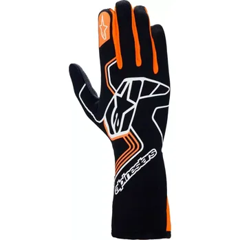 Moto rukavice Rukavice Alpinestars Tech 1 Race V4 Černá / Oranžová XXL