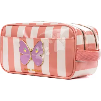 Kosmetická taška Cestovní pouzdro kosmetická taštička Travel Pouch Butterfly Stripe Jeune Premier ergonomické luxusní provedení 25*12,5 cm