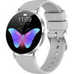 Madvell Elori stříbrná s silikonovým řemínkem