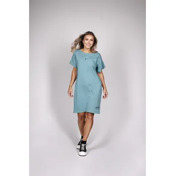 Dámské šaty Dámské letní oversize šaty Barva: Limetková, Velikost: M