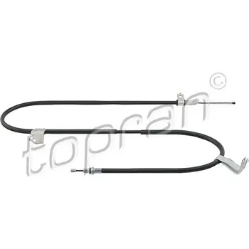 Lanko parkovací brzdy Lanovod parkovací brzdy TOPRAN 701 639