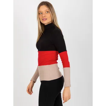 Dámská halenka Halenka RV BZ 8465 1.86P černo-červená jedna velikost