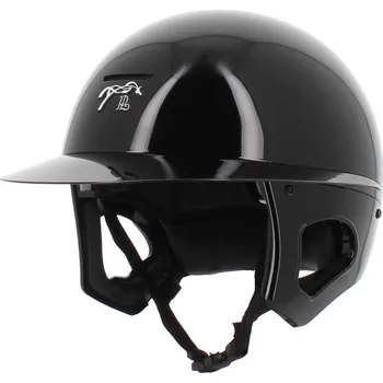 Jezdecká přilba PENELOPE Helma jezdecká Penelope, s dlouhým kšiltem, lesklá, černá Obvod hlavy: 55-59 cm