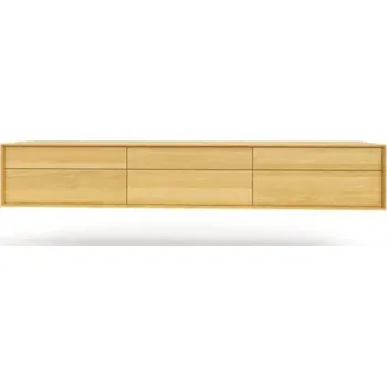 Komoda komoda LINE Z40-240-2Z/2Z/2Z závěsná celodřevěná