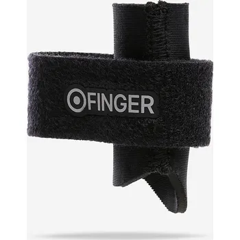 DECATHLON Ortéza na prst se stahovacím popruhem 2 ČERNÁ