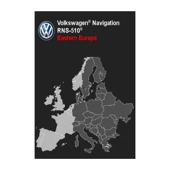 Mapový podklad pro GPS navigaci Aktualizace map RNS510 East EU SD karta