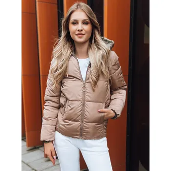 Dámská bunda Dstreet Dámská přechodová bunda Vintoria Snug zlatá XXL TY3697 47912