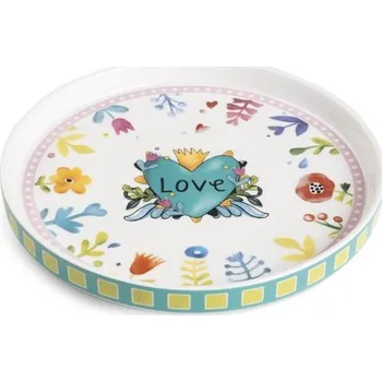 EGAN Love Turquoise Servírovací tácek ⌀20 cm