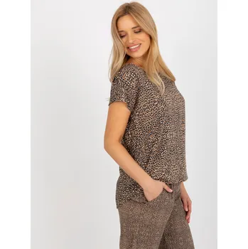 Dámská košile Halenka D73771R10978Q hnědá S