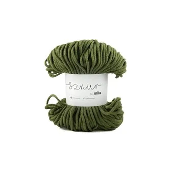 Příze Bavlněná šnůra MILA&nbsp;3&nbsp;mm - avokádová