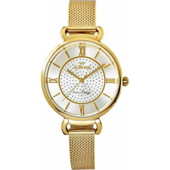Hodinky Hodinky G.Rossi Dámské hodinky Zlatý Stříbrný ciferník G.Rossi 12546B-3D1
