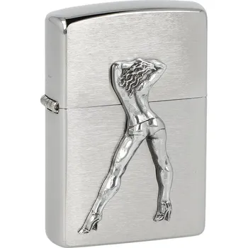 Zapalovač Zippo Gogo Girl Emblem, leštěný