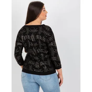 Dámská košile Halenka RV BZ 8514.04P černá jedna velikost