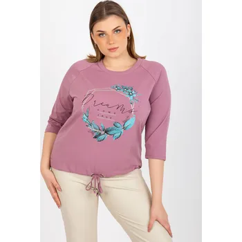 Dámská košile Dámská halenka RV BZ 8458.01P tmavě růžová - FPrice jedna velikost