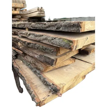 Terasové prkno Dubová fošna nehraněná 55 mm x 300 mm Délka prkna: 2 m