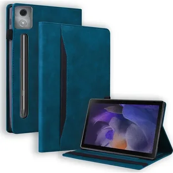 Pouzdro na tablet Kožený Obal Na Lenovo Ideatab Pro Barva: Modrá