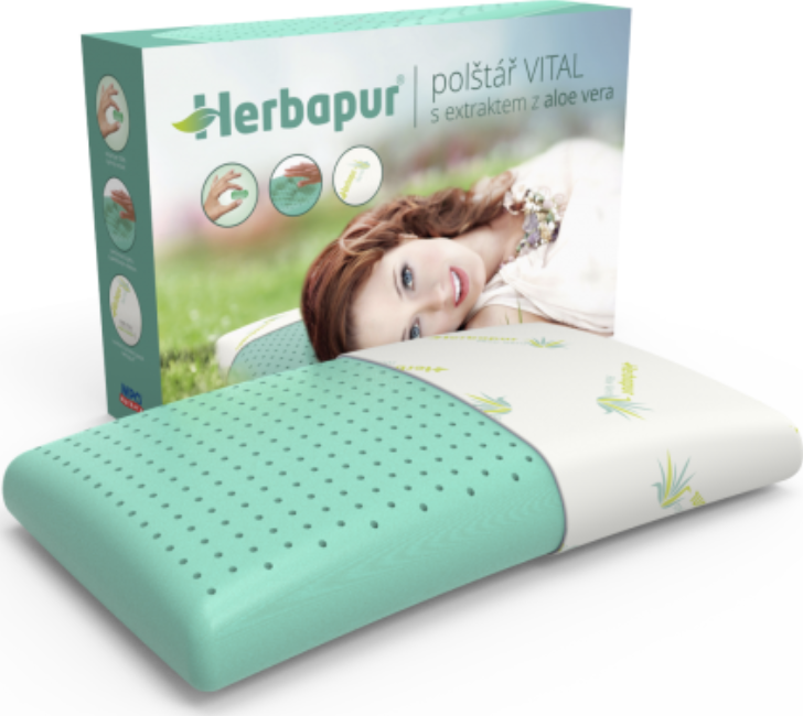 Massivo.cz Polštář Herbapur VITAL s extraktem Aloe Vera