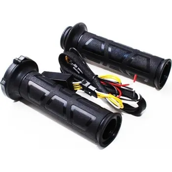 Vyhřívané rukojeti na motocykl 13,5 x 2,2 cm Univerzální 22mm plastové gripy s nastavením teploty Řídítka pro čtyřkolky a skútry