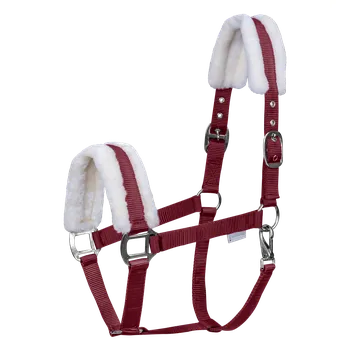 Jezdectví Waldhausen Ohlávka first, burgundy Velikost: Pony