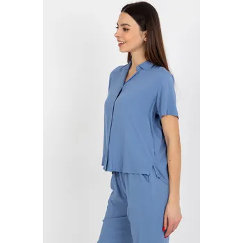 Dámská košile Dámská halenka D73761M11063B modrá - FPrice M