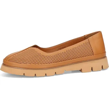 Dámské polobotky ETIMEĒ dámské kožené polobotky - hnědé