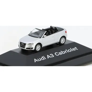 autíčko Audi A3 Cabriolet 2008 1:87 - Wiking Audi A3 - kovový model