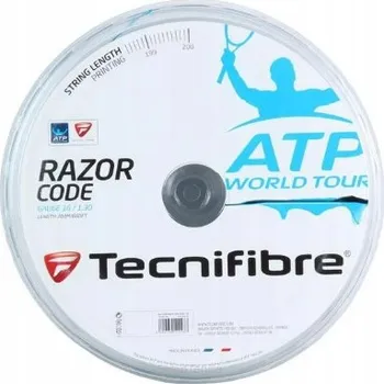 Struna na výplet tenisové rakety Tenisový výplet Tecnifibre Razor Code 1.20 modrý