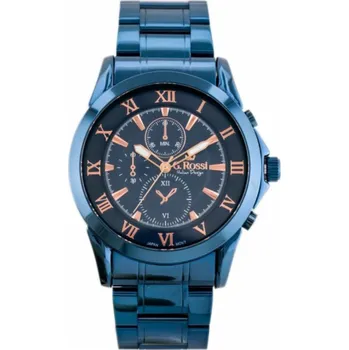 Hodinky Hodinky Gino Rossi PÁNSKÉ HODINKY - ALLESIO (zg042r) + univerzální BOX