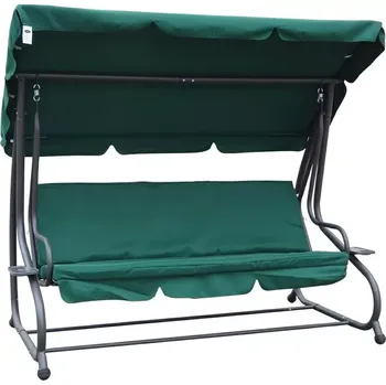Zahradní houpačka Zahradní houpačka 214 cm x 168 cm x 114 cm 8011 Zelená