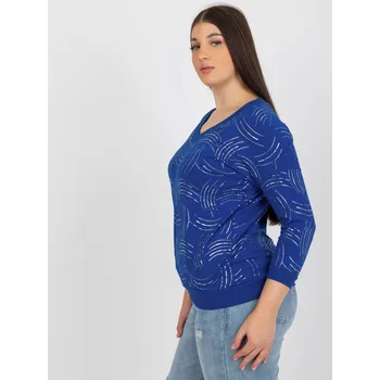 Dámská košile Halenka RV BZ 8514.04P tmavě modrá jedna velikost