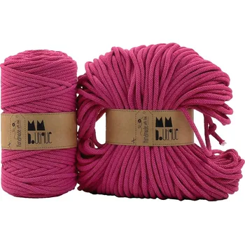 Příze MMboutique bavlněná šňůra 6mm Hot pink Varianta návinu: Přadeno