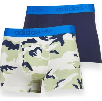 Sada pánského spodního prádla pánské boxerky ADIDAS - CAMOUF/NAVY - 2 ks - 2XL (Adidas Originals Comfort Flex Cotton 2 Pack Boxer)