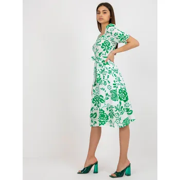 Dámské šaty LK SK 508944 šaty.45P bílá zelená 42