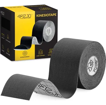 Tejpovací páska 4FIZJO Tejpovací páska 5 cm x 5 m 4FIZJO ČERNÁ