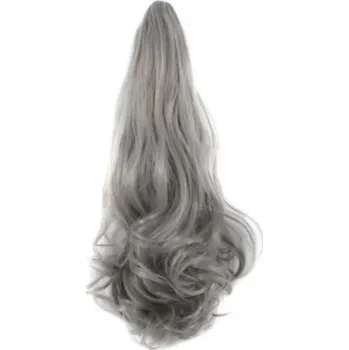 Příčeskový cop na skřipci vlnitý Barva: Šedá M906