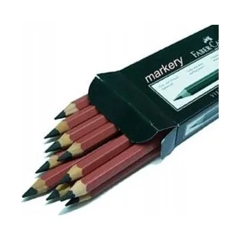 Pastelka Pastelky na značení masa Faber Castell hnědé (balení 12 Ks)