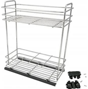 Cargo koš 40 cm, 2patrový, se systémem pojezdu s tlumením dovírání Variant Multi REJS