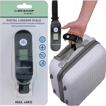 Kuchyňská váha Váha na zavazadla Dunlop DIGITÁLNÍ VÁHA NA ZAVAZADLA ČERNÁ 30-40 kg