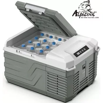 Autochladnička Autochladnička kompresorová Alpicool, autolednice, objem 9l, napájení 12V, 24V nebo 230V, LCD displej