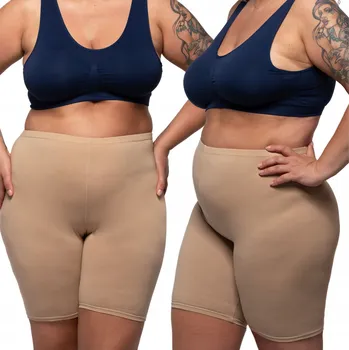Kalhotky Kalhotky proti odírání stehen Pantalony Bavlněné Polské Plus Size 2KS 10XL