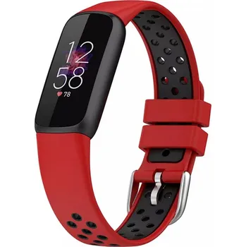 Řemínek na hodinky Silikonový řemínek pro Fitbit LUXE / Special pro Fitbit, červený